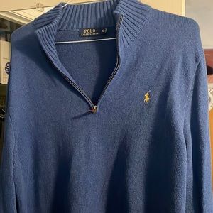 Polo 1/4 Zip Sweater XL